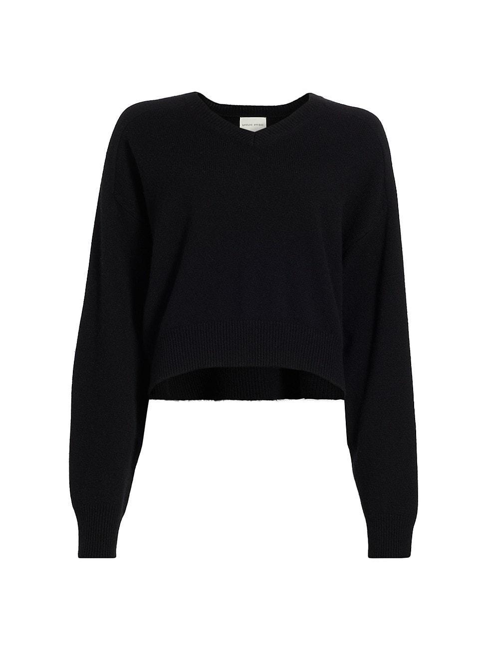 Womens Anzor Cashmere V-Neck Sweater Product Image