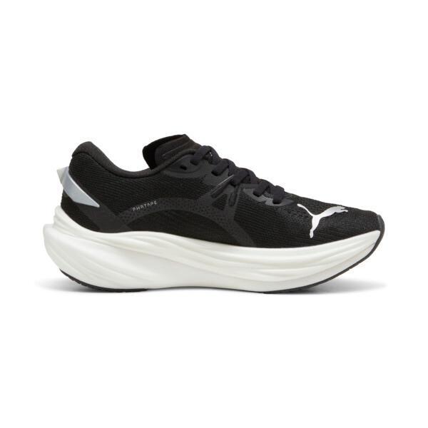 PUMA Deviate NITROâ¢ 3 Women's Running Shoes in Black/White/Silver Product Image