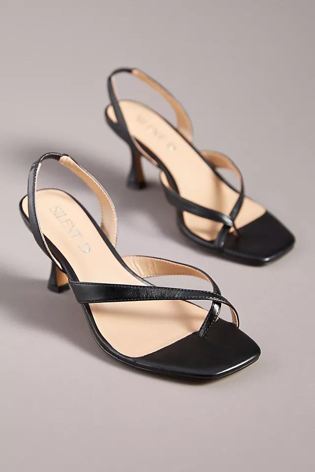 Silent D Strappy Slingback Kitten Heels Product Image