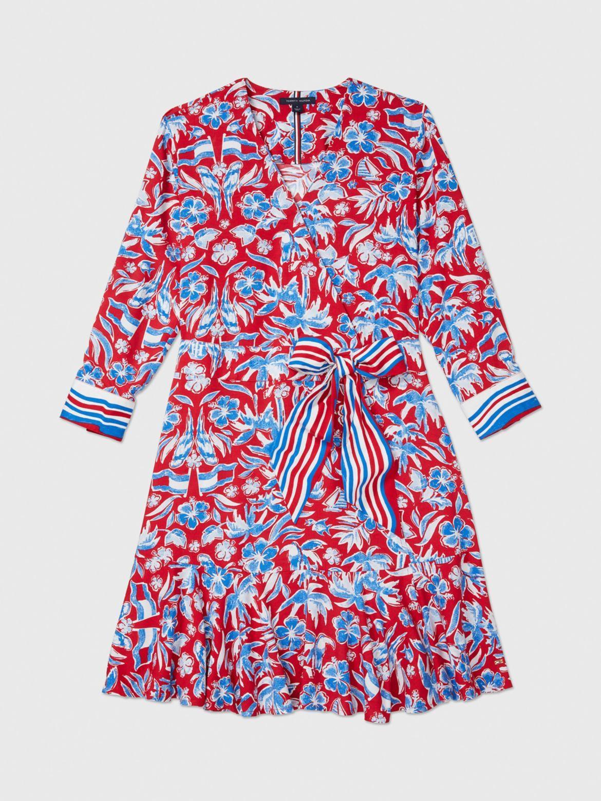 Tommy Hilfiger Women's Floral Wrap Dress Product Image