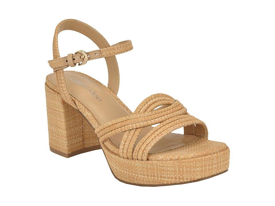 Calvin Klein Lailly (Medium Natural) Women's Sandals Product Image