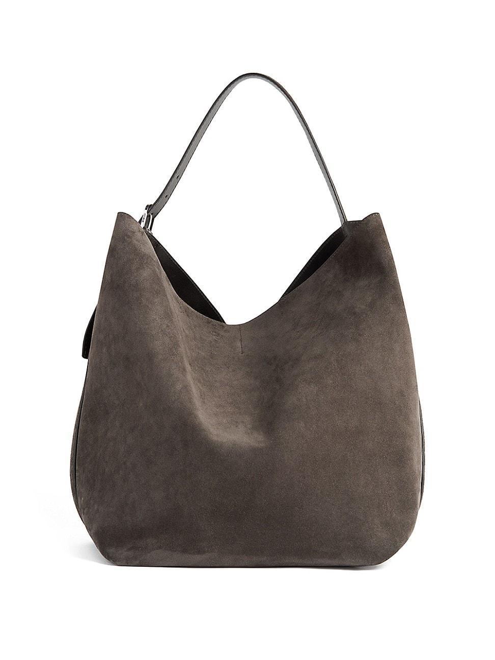 Womens Suede Belted Tote Product Image