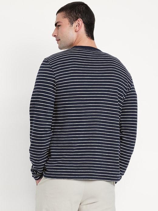 Textured Long-Sleeve T-Shirt Product Image