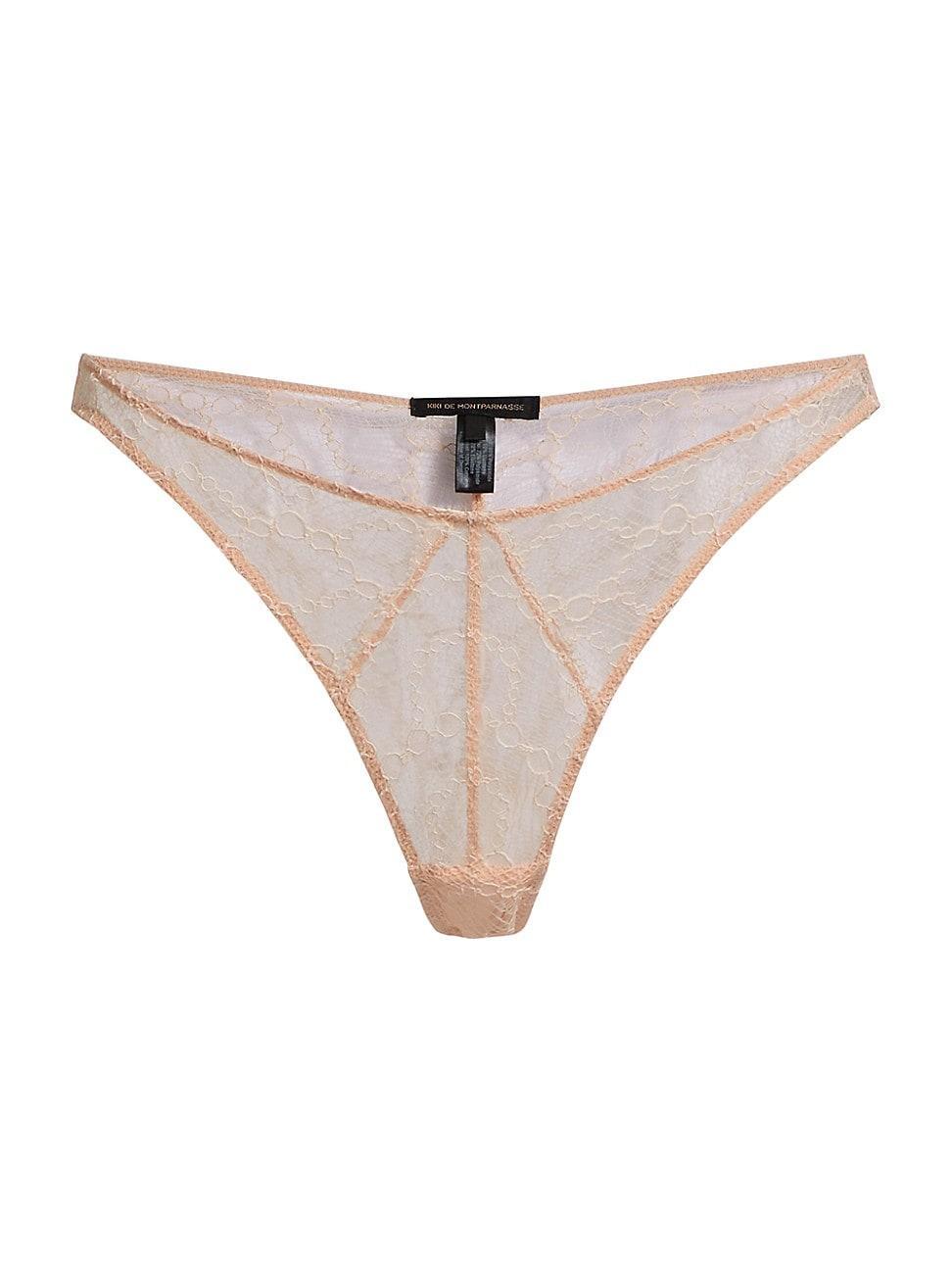 Womens Mon Cheri Sheer Lace Briefs Product Image