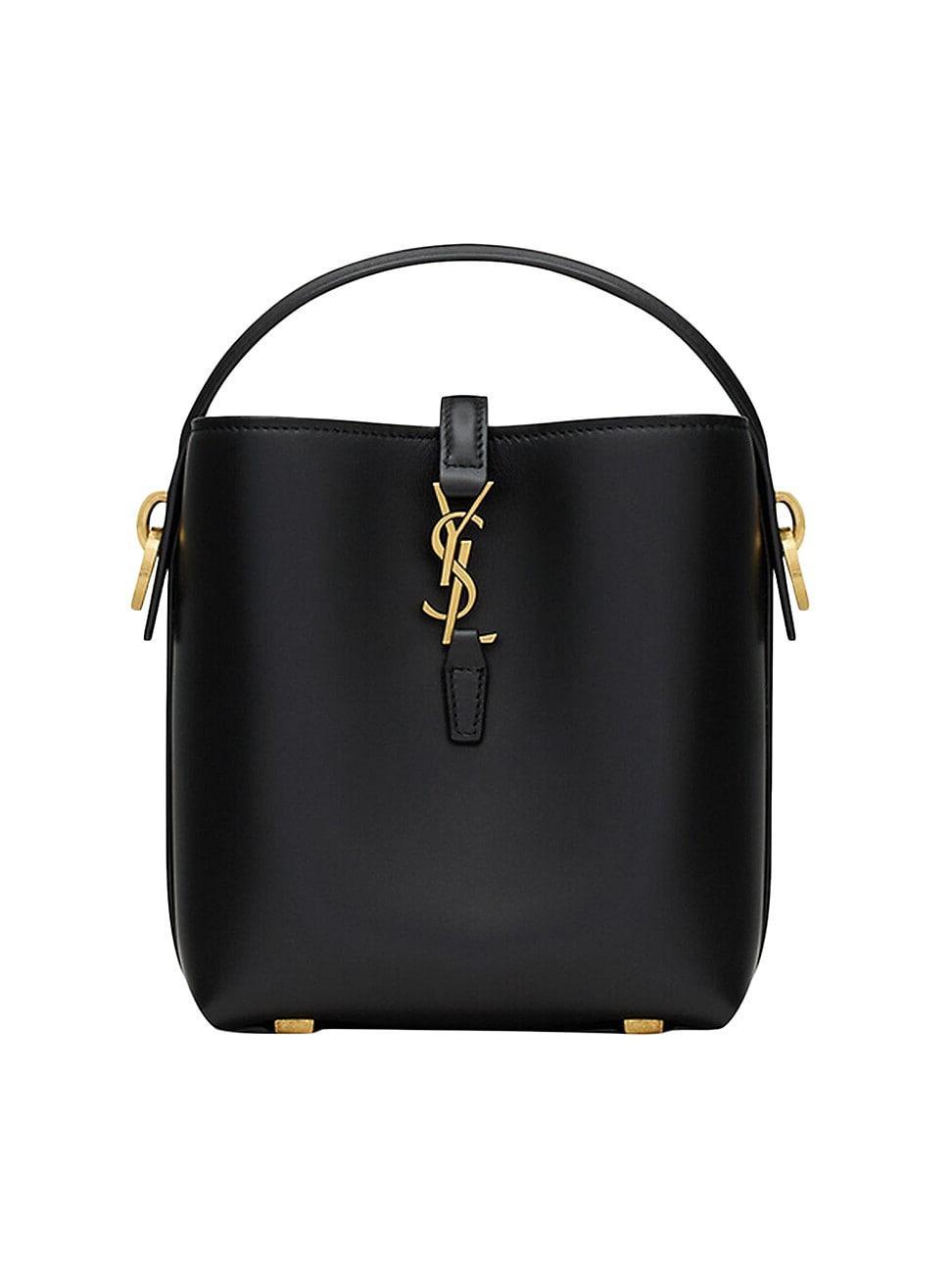 Saint Laurent Le 37 Mini Shiny Leather Bucket Bag Product Image