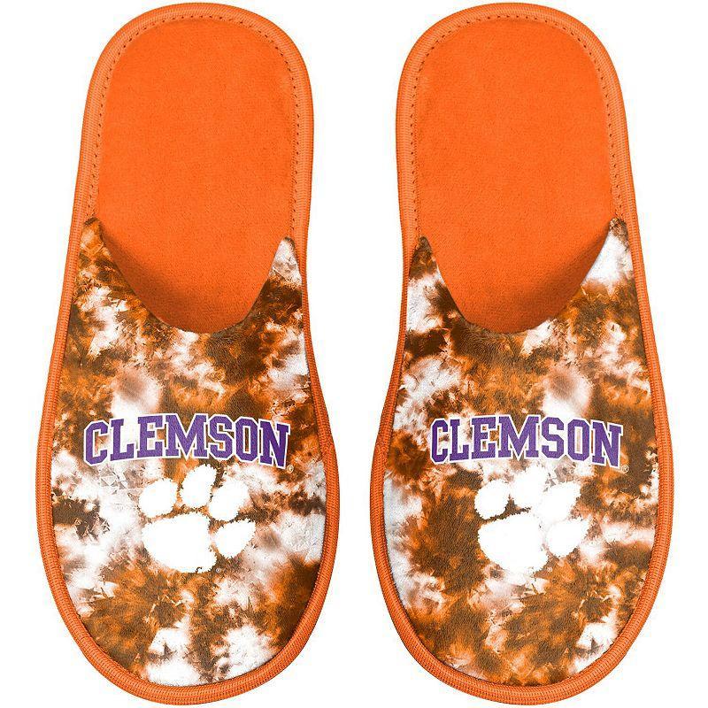 Womens FOCO Clemson Tigers Iconic Logo Scuff Slippers Product Image