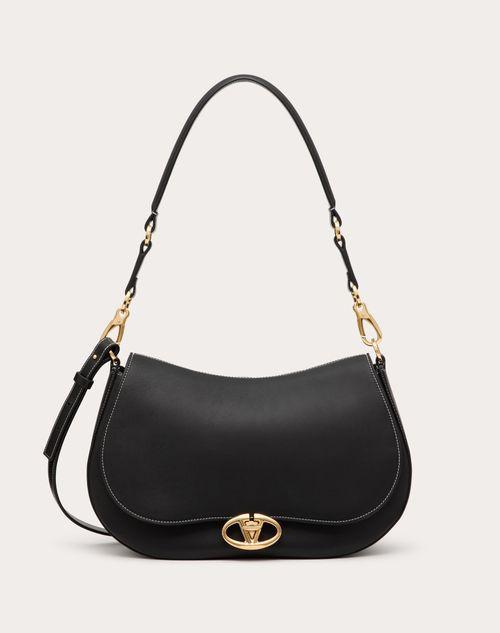 VALENTINO GARAVANI OHVAL MEDIUM SHOULDER BAG IN NAPPA CALFSKIN Product Image