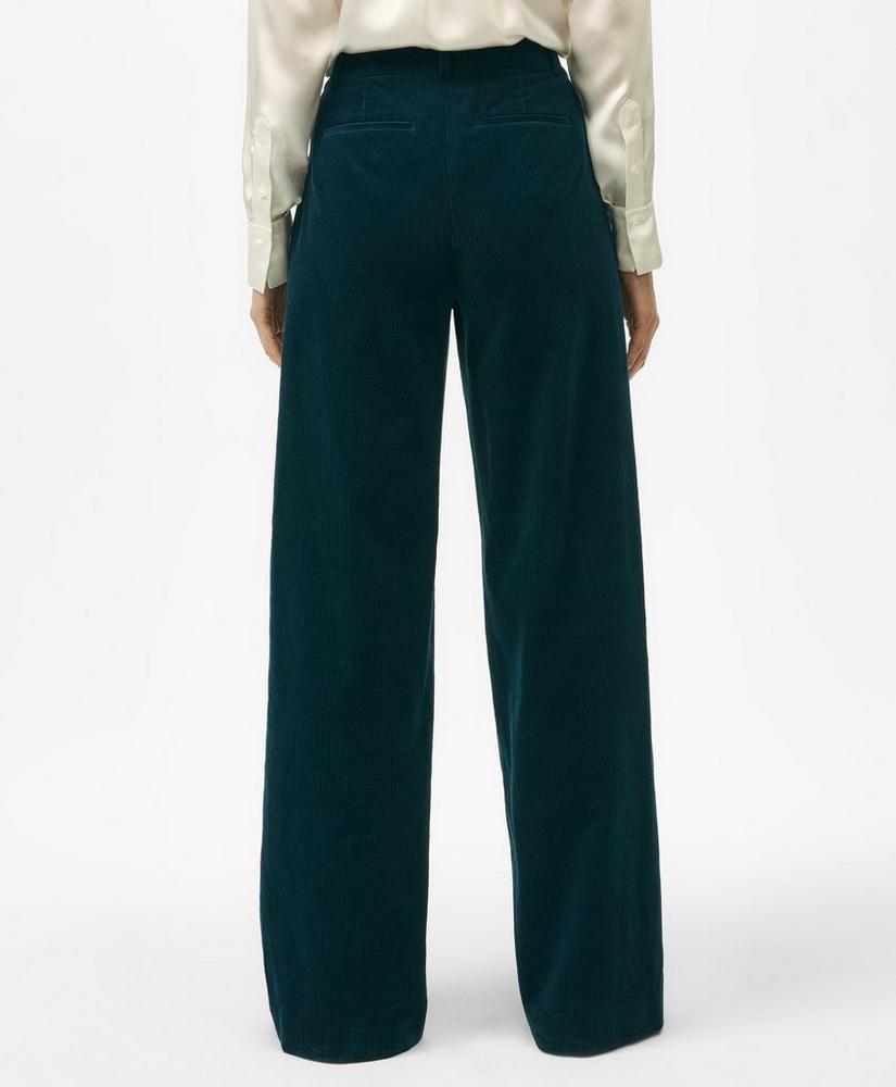 Wide Leg Trousers in Wide-Wale Corduroy Cotton Product Image