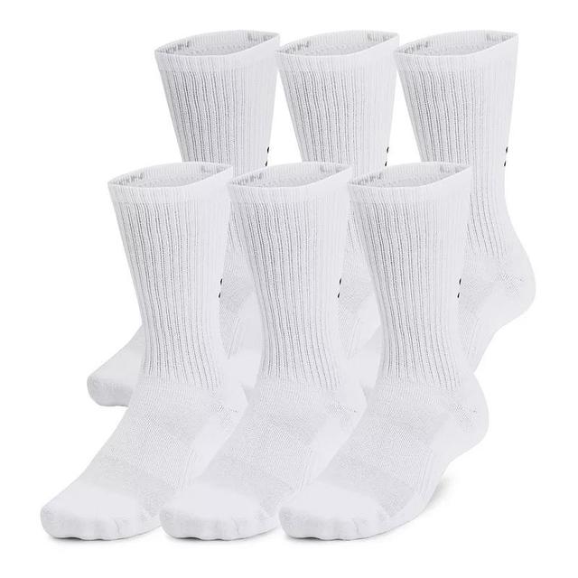 Under Armour 6-Pack Training Cotton Crew Socks, Womens Product Image