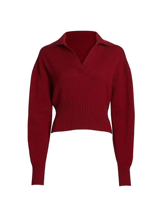 Womens Jeanne Cashmere-Blend Sweater Product Image