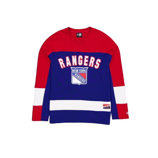 New York Rangers Throwback Long Sleeve T-Shirt Male Product Image