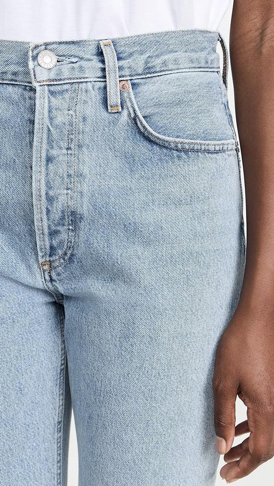 AGOLDE Lana Mid Rise Straight Jeans | Shopbop Product Image