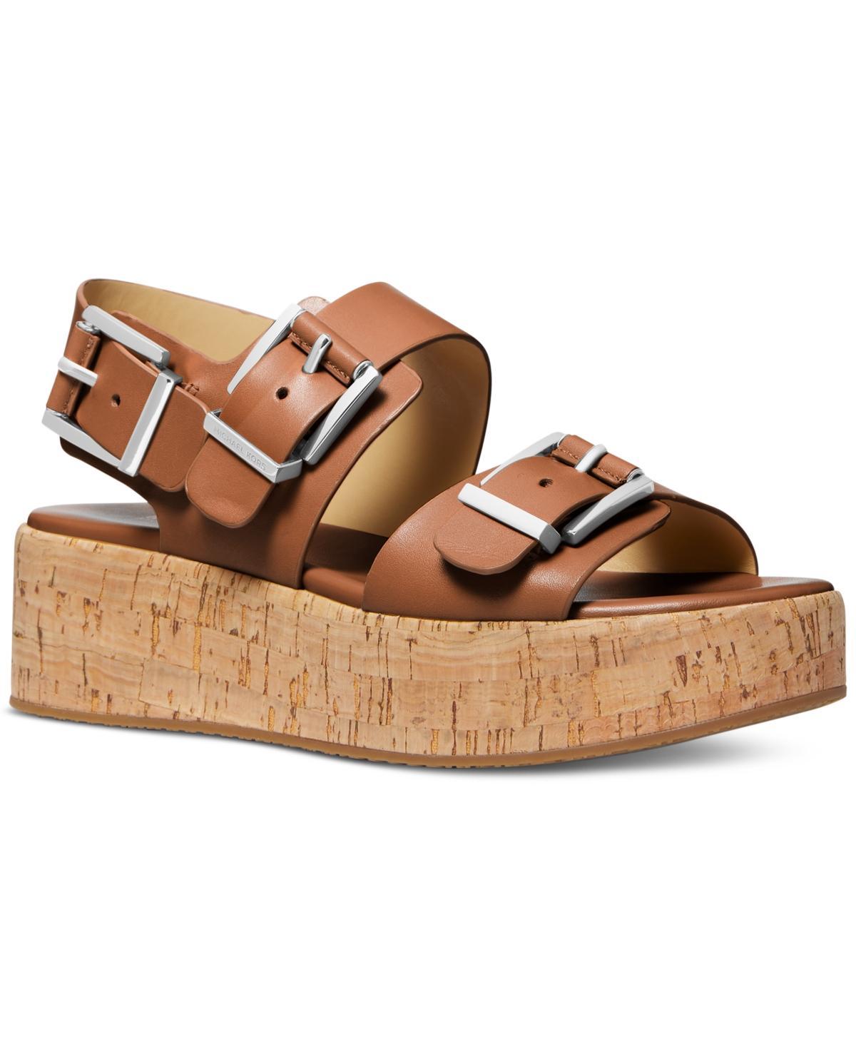 Michael Michael Kors Womens Colby Cork Platform Sandals Product Image