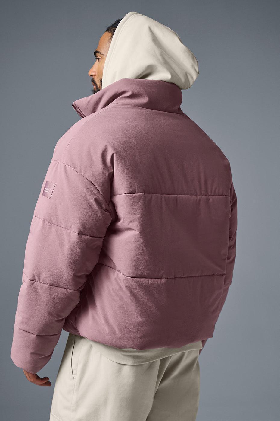 Stretch Woven Street Puffer - Woodrose Male Product Image