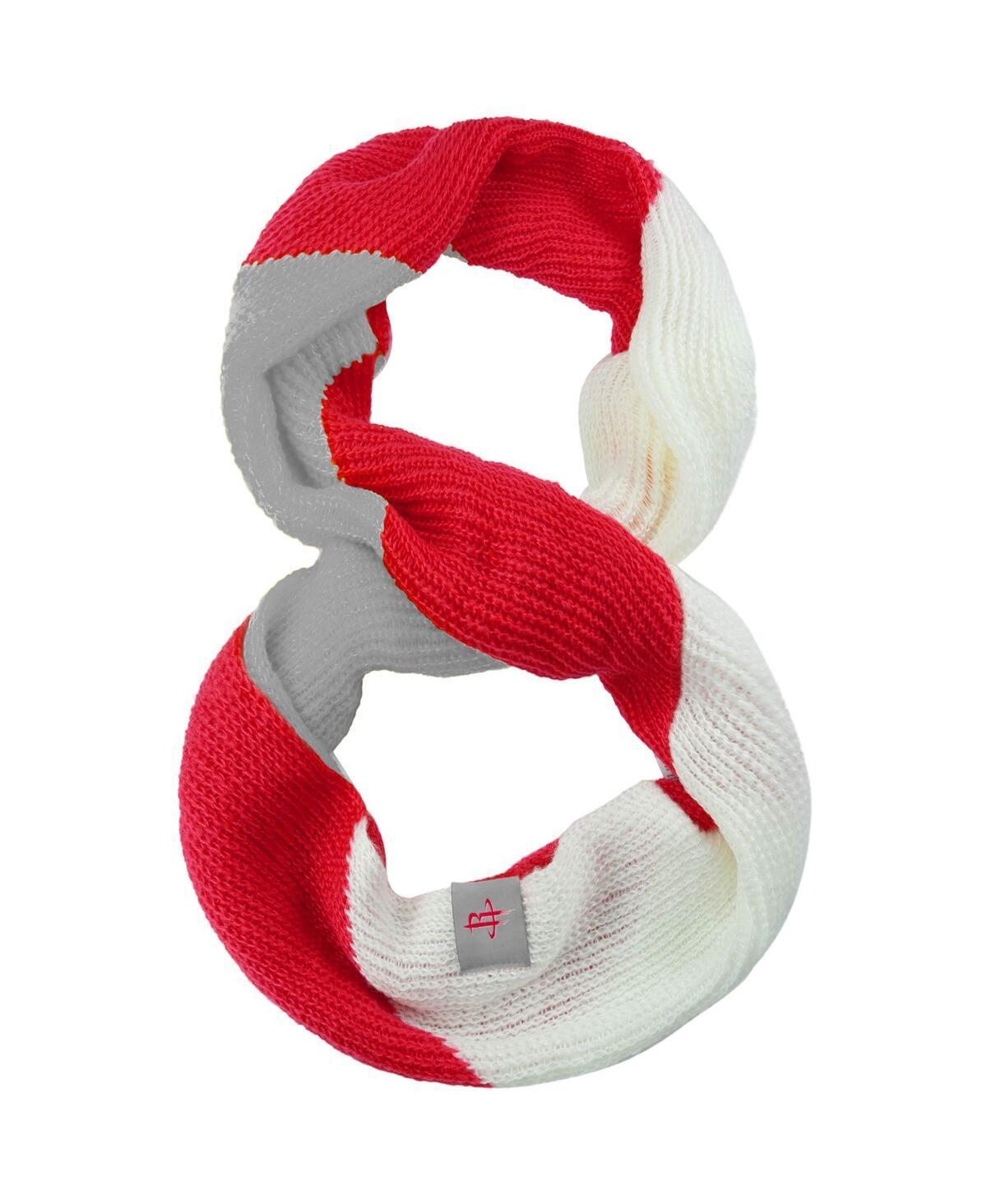 Womens Houston Rockets Color Block Knit Infinity Scarf Product Image