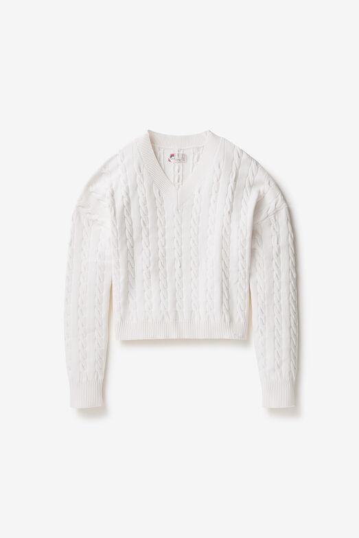 Baseline Chunky V-Neck Sweater Product Image