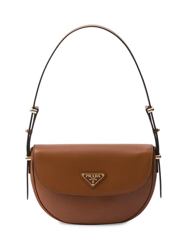 Flap Leather Crossbody Bag Product Image