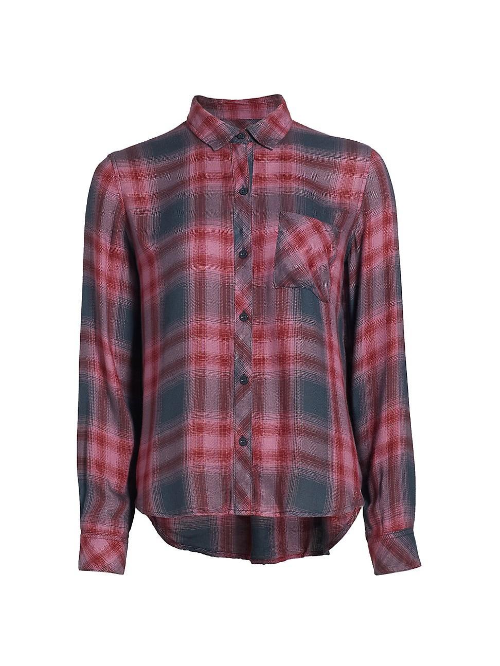 Womens Hunter Plaid Shirt product image