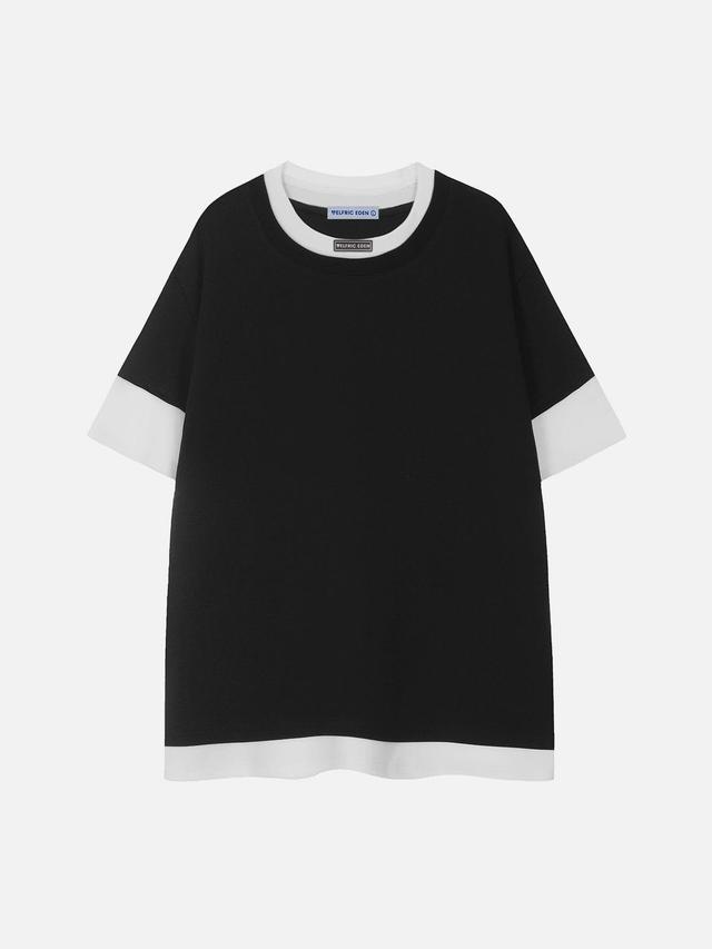 Aelfric Eden Color Blocking Basic Tee Product Image