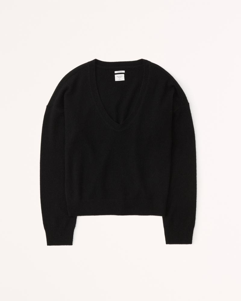 Cashmere V-Neck Sweater Product Image