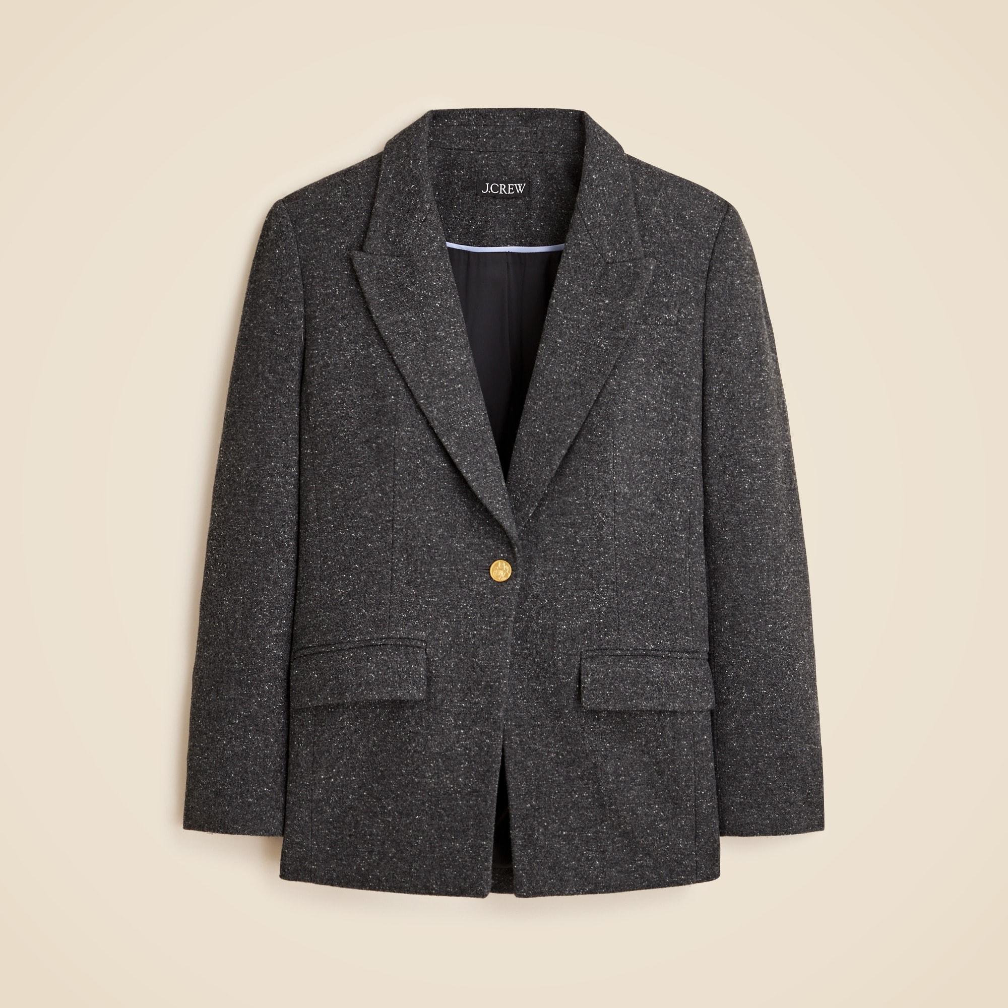 Vivienne blazer in Italian donegal wool blend Product Image