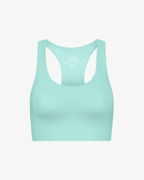 Active Cropped Bra - Teal Blue Product Image