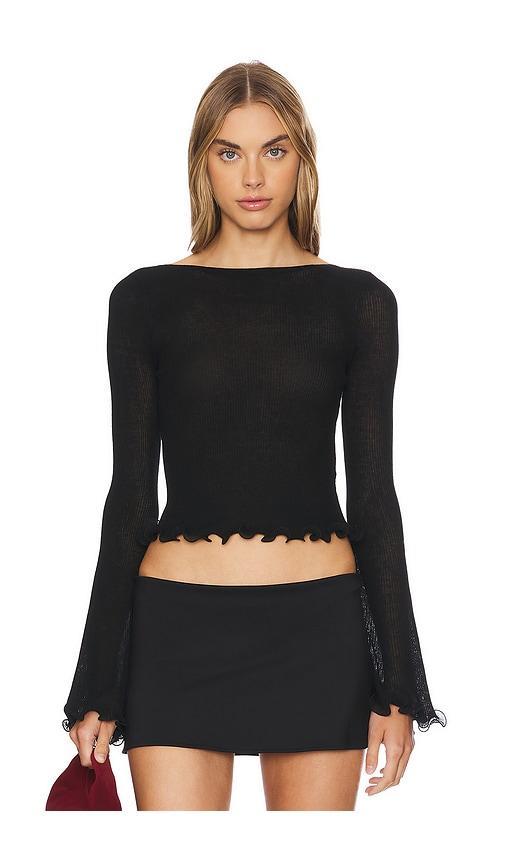 Lovers and Friends Clea Top in Black Product Image