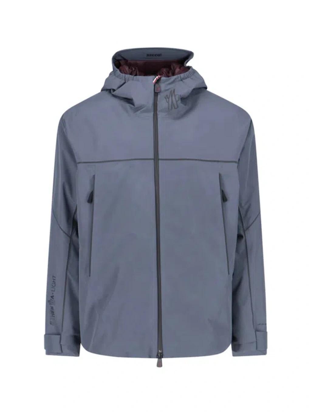 MONCLER Technical Jacket "thusis" In Grey Product Image