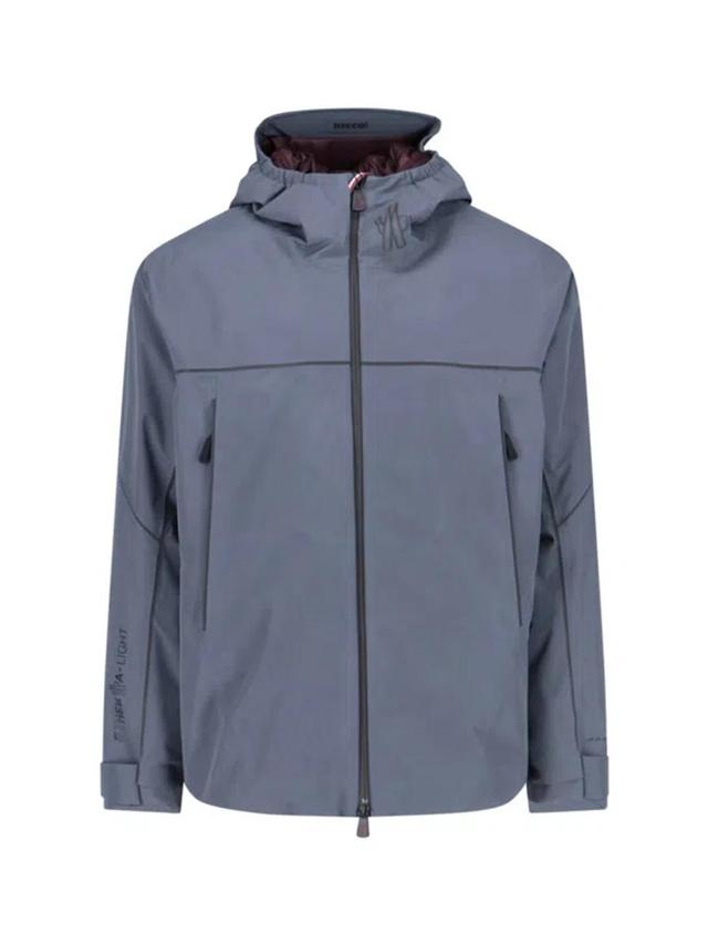 MONCLER Technical Jacket "thusis" In Grey Product Image