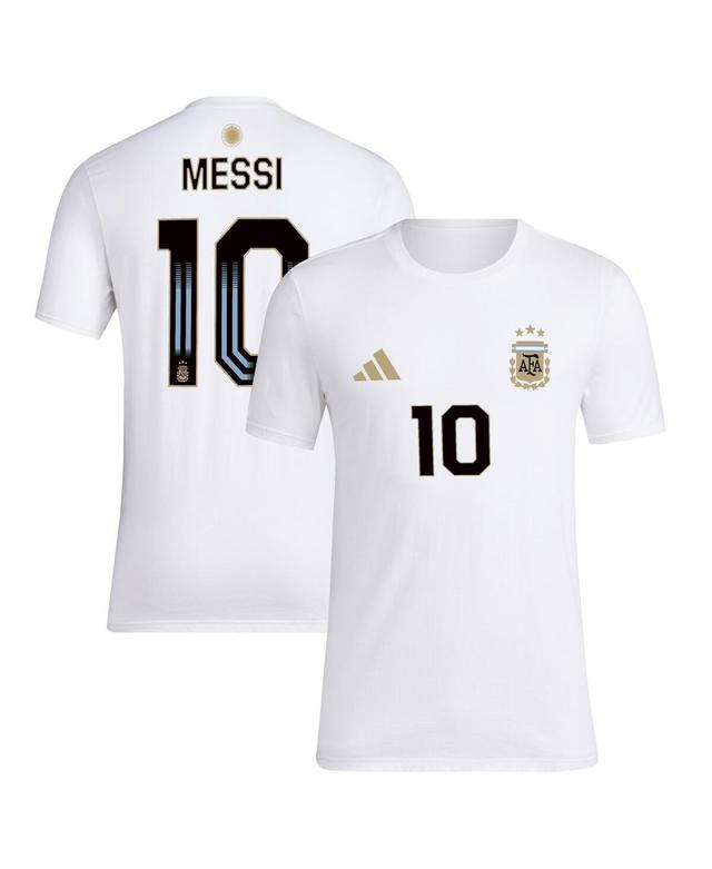 Adidas Mens Argentina Lionel Messi Name & Number Graphic T-Shirt Product Image