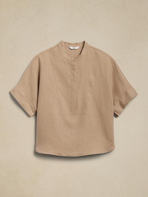 Linen Popover Shirt Product Image