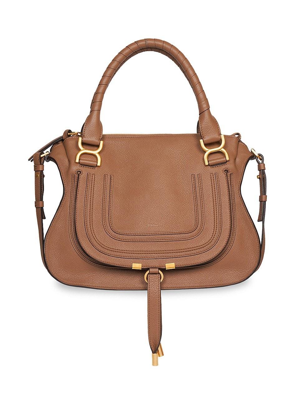 Chlo Medium Marcie Calfskin Leather Satchel Product Image