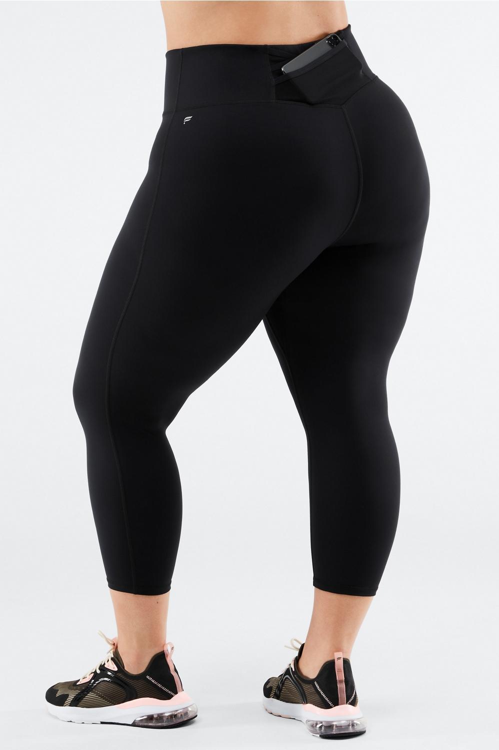 Fabletics Trinity High-Waisted Pocket Capri Womens black Size S Product Image