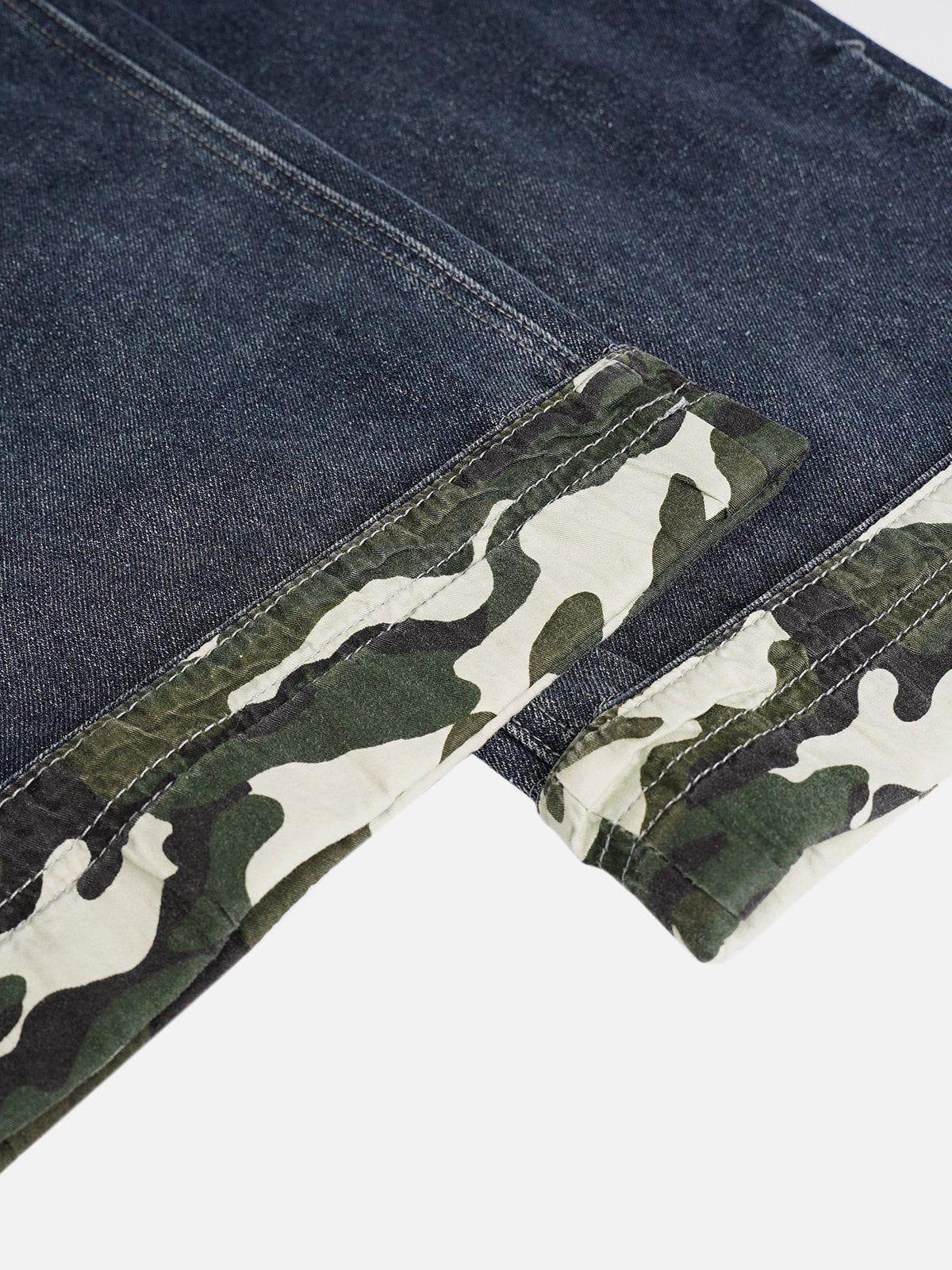 Aelfric Eden Camouflage Cuffed Jeans Product Image