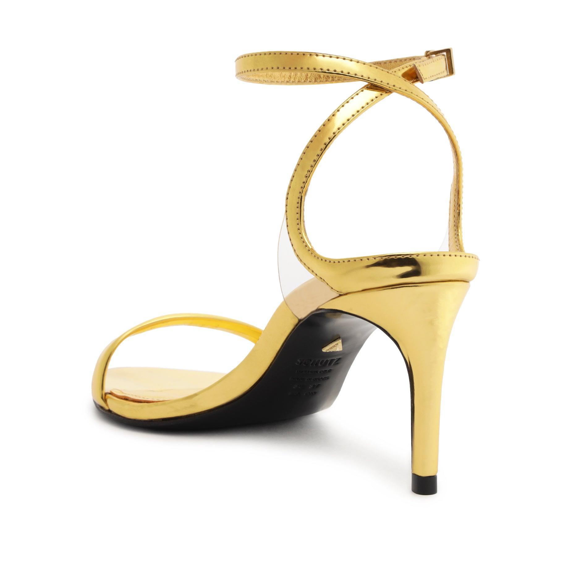 Skye Mid Stiletto Specchio Leather Sandal Female Product Image