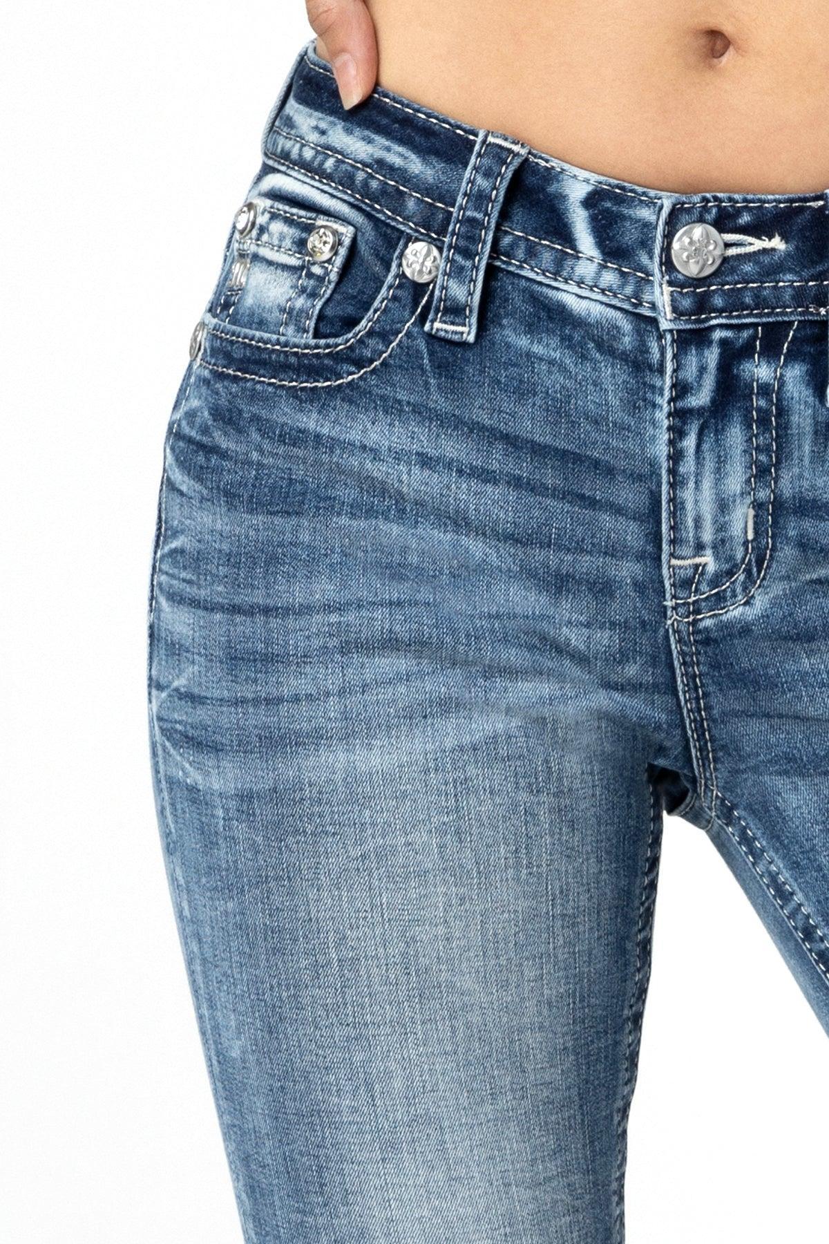 Pop Wing Skinny Jeans Product Image