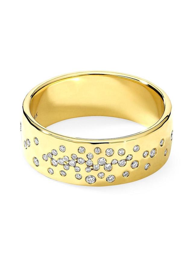 Womens 18K Yellow Gold & 0.19 TCW Diamond Stardust Ring Product Image