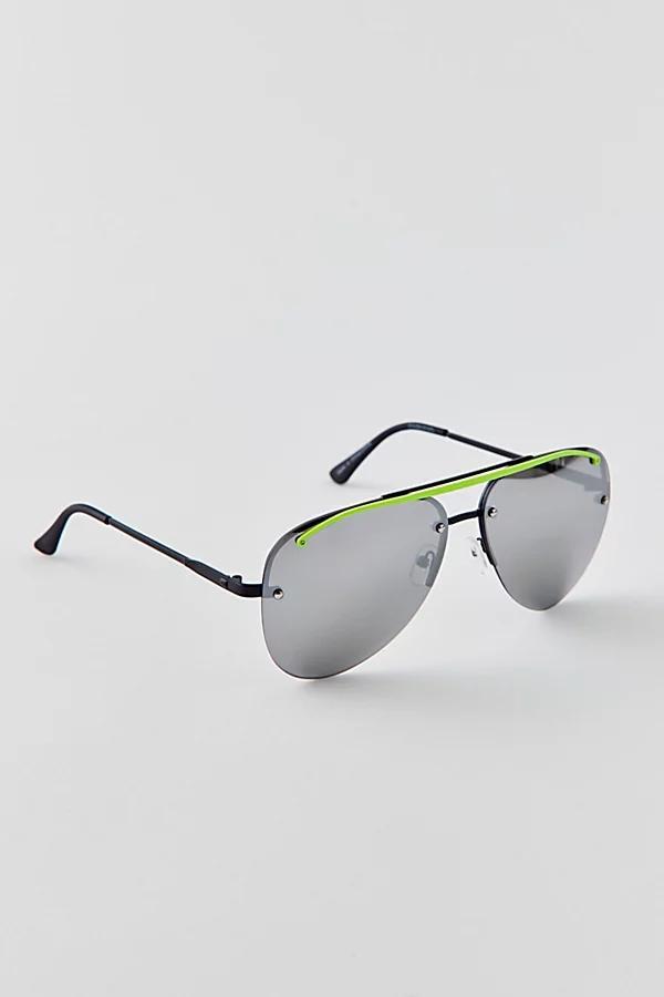 80s Metal Aviator Sunglasses Womens at Urban Outfitters Product Image