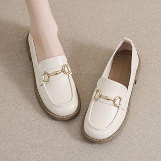 Platform Chunky Heel Loafers product image