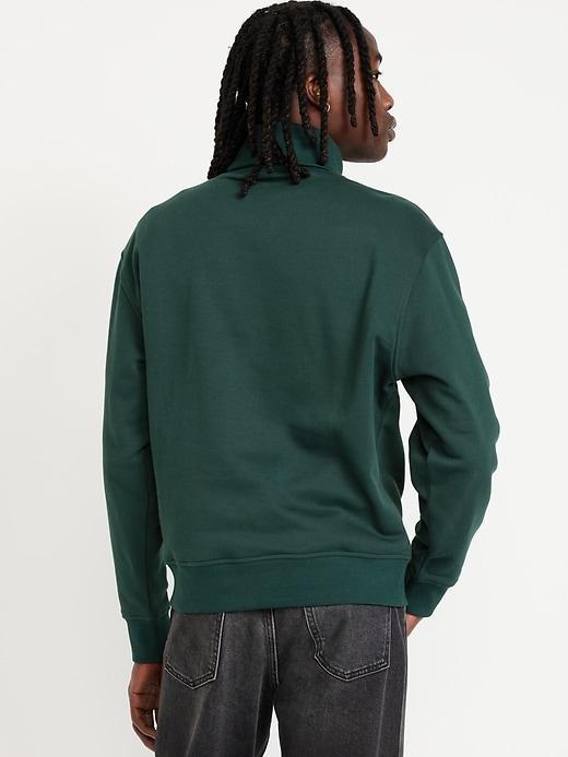 Fleece Turtleneck Sweatshirt Product Image