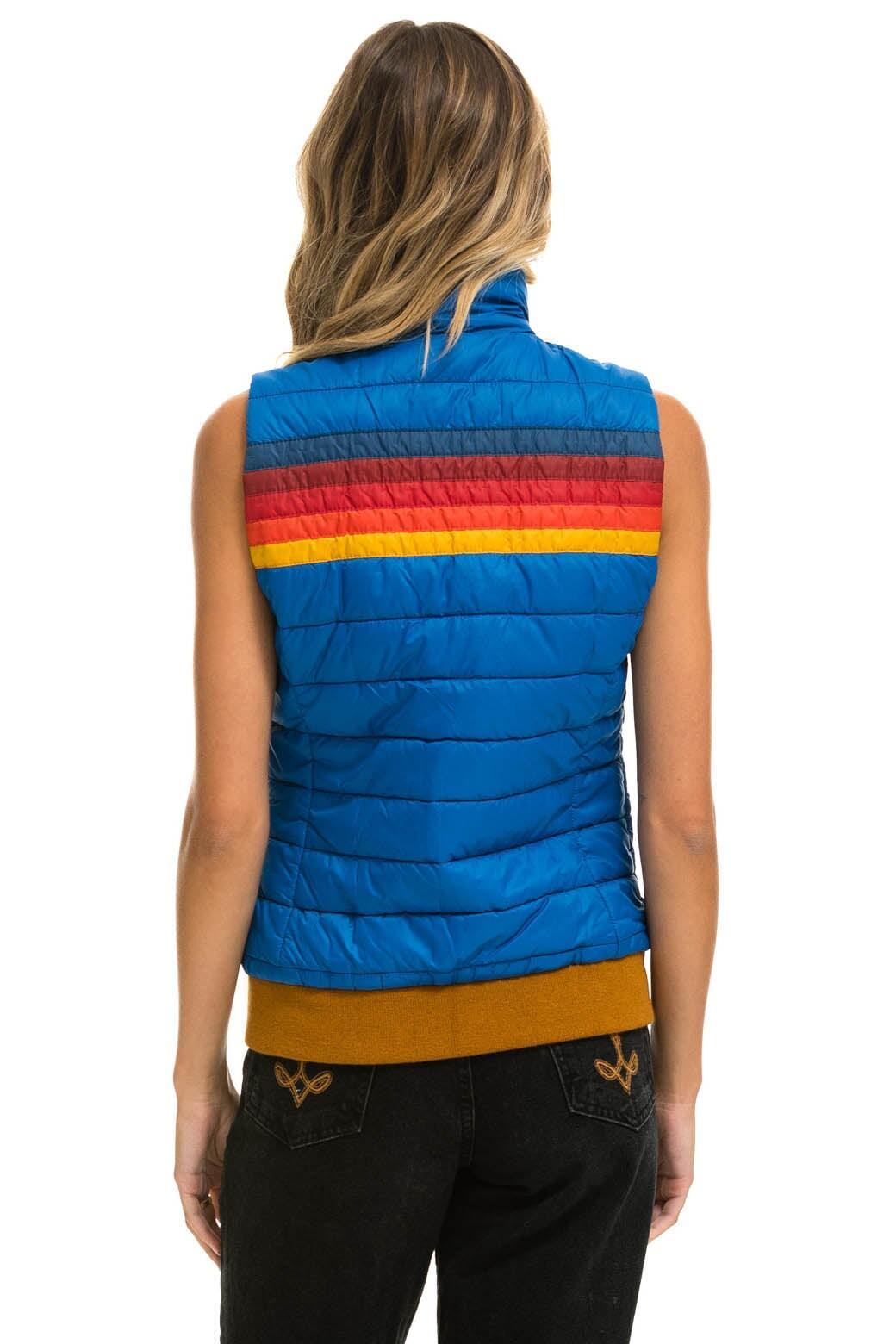 WOMEN'S 5 STRIPE VEST - SNORKEL BLUE Female Product Image