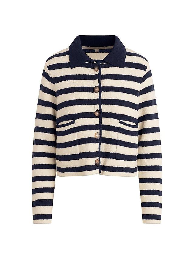 Womens The Annabel Striped Knit Jacket Product Image