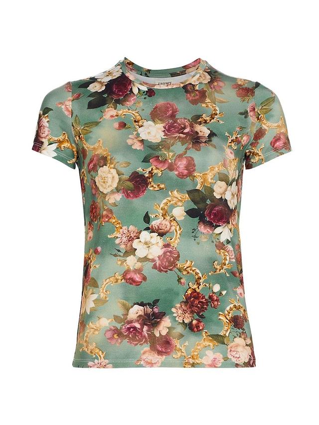 Womens Ressi Rococo Floral Crewneck Top Product Image