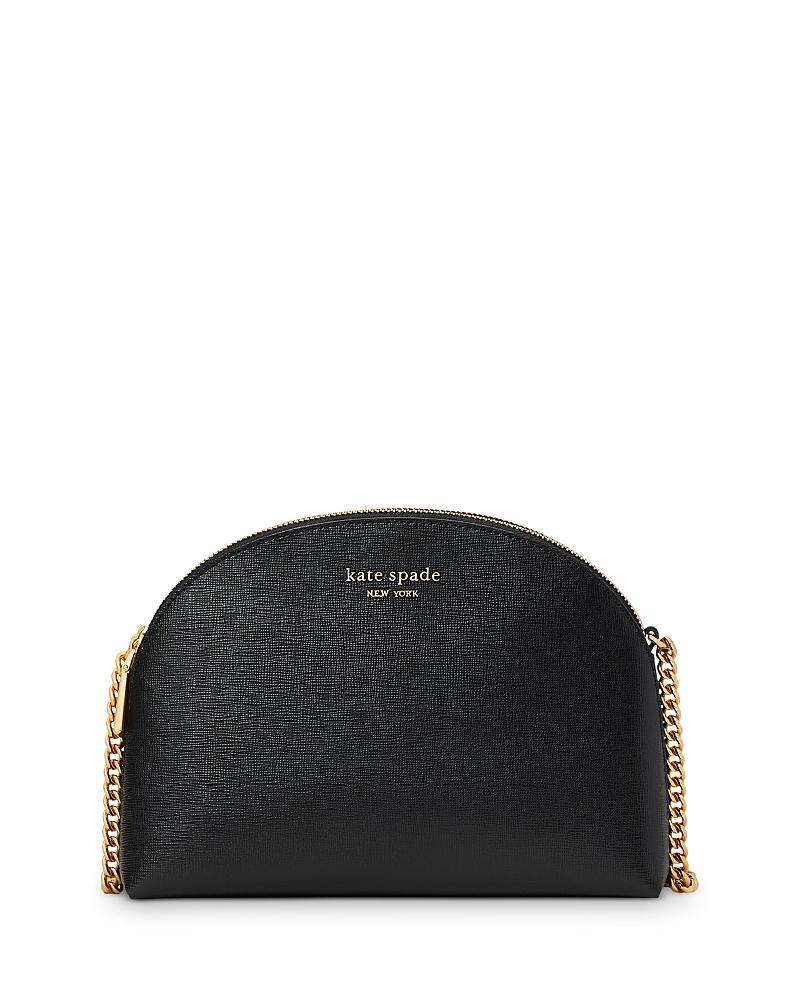 Kate Spade New York morgan saffiano double leather crossbody bag Product Image