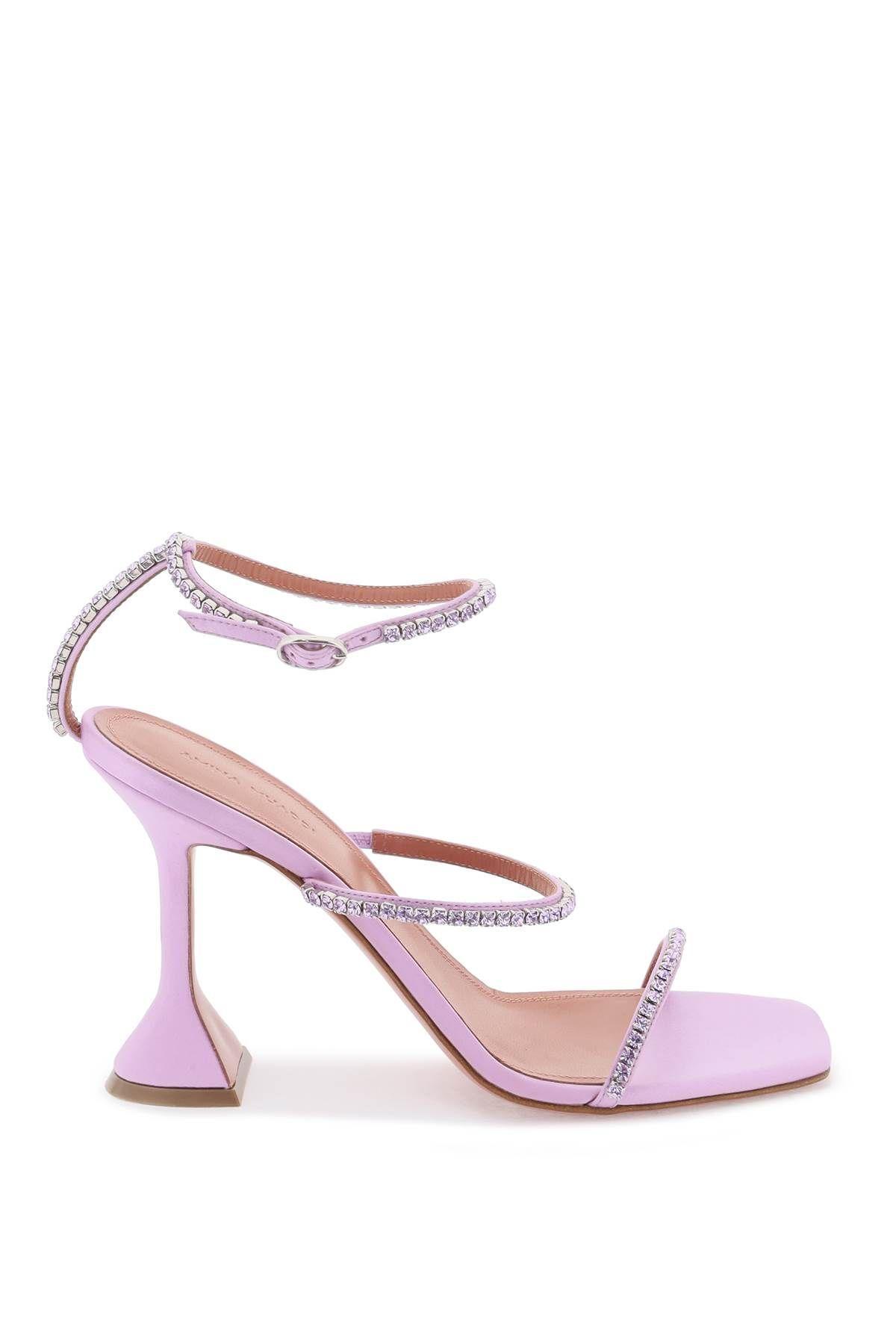 AMINA MUADDI Gilda Sandals In Purple Product Image