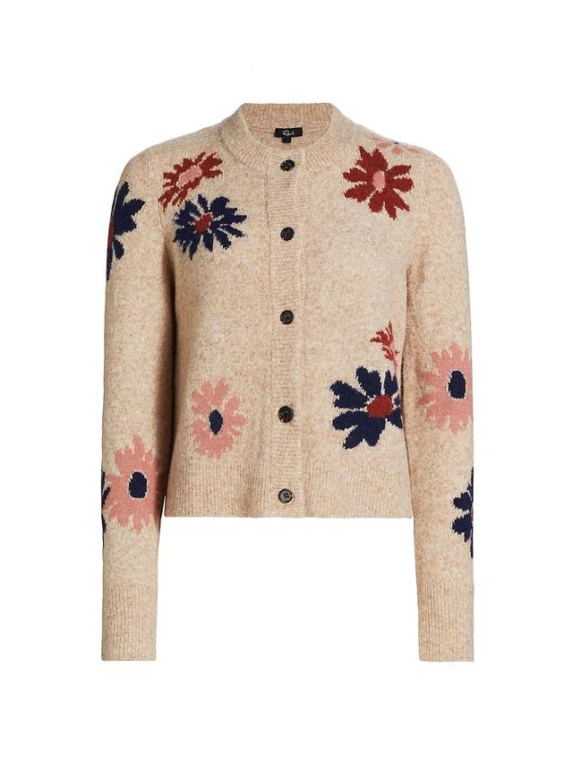 Womens Millie Floral Cardigan Product Image