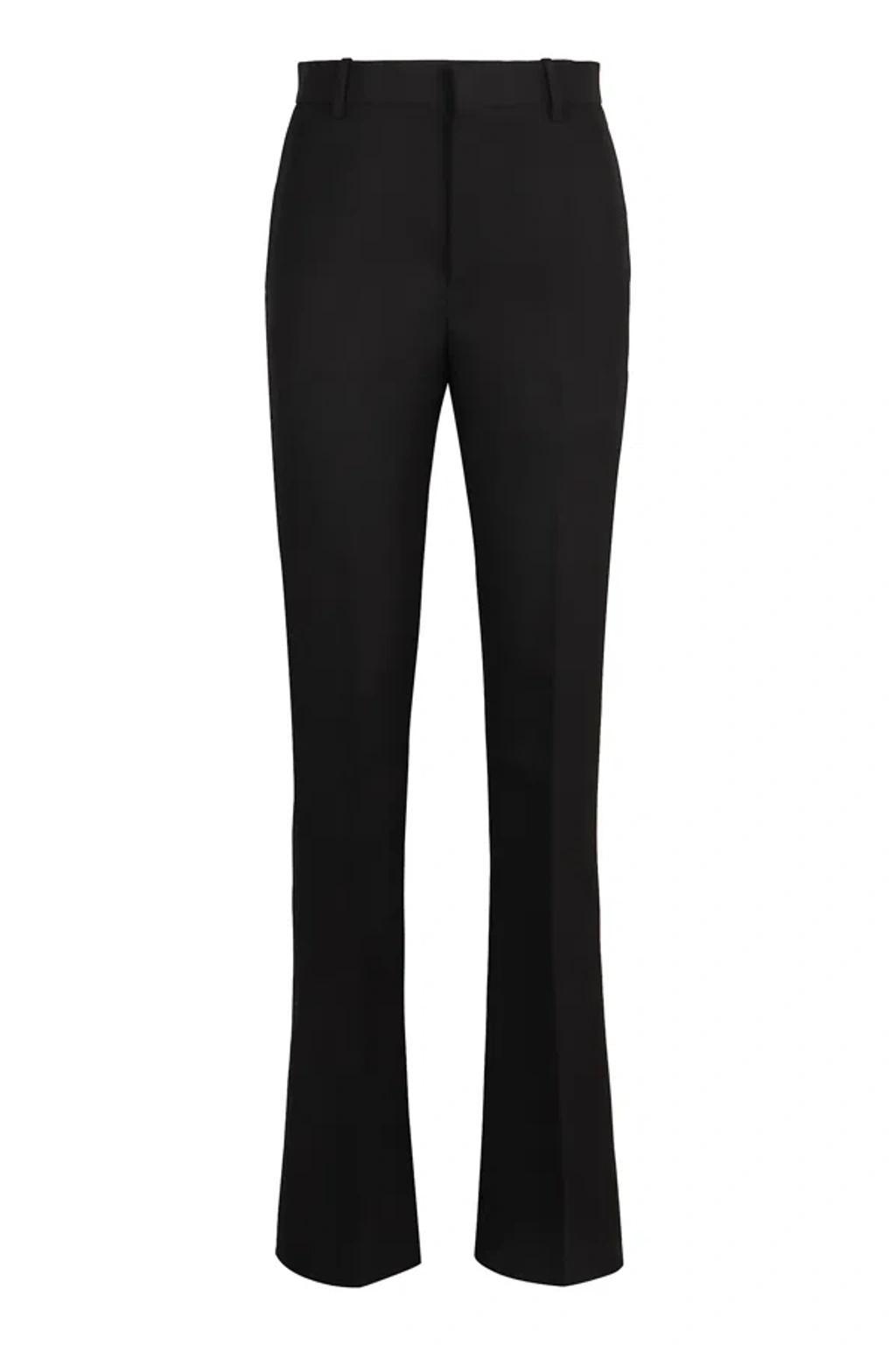 Flared Trousers In Black Product Image