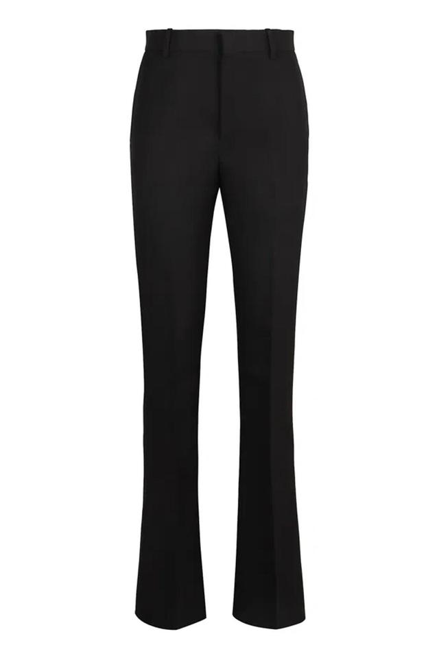 Flared Trousers In Black Product Image