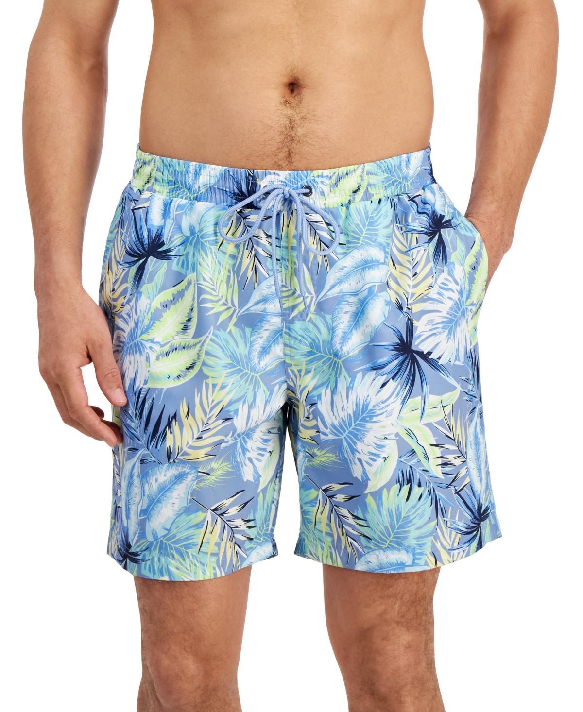 Club Room Mens Bello Floral-Print Quick-Dry 7 Swim Trunks, Created for Macys Product Image