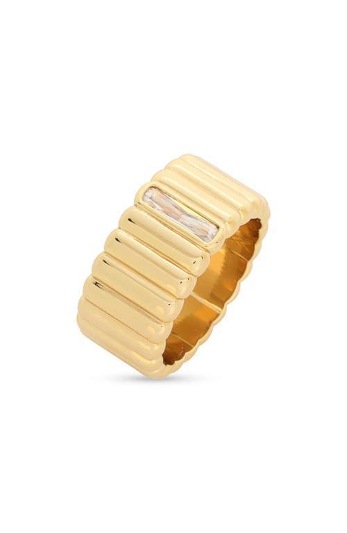 MIRANDA FRYE Lisa Cubic Zirconia Baguette Ring Product Image